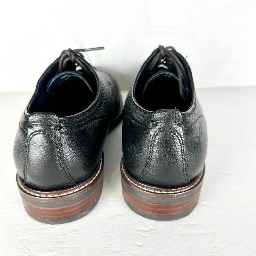 Cole Haan Men's Watson Casual Wigtip Oxford Dress Shoe Size 10 Black EUC Leather